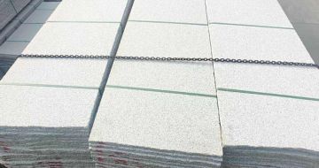 淮南芝麻白毛板，石材毛板