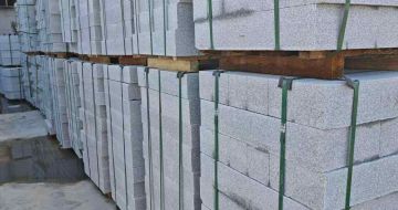 淮南芝麻白路牙石，路侧石