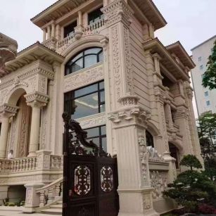 淮南黄金麻别墅外墙异形定制