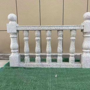 淮南芝麻白阳台栏杆 花岗岩栏杆