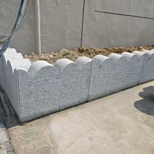 淮南芝麻白花边石  围边石