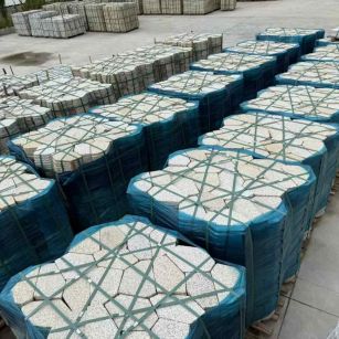 淮南黄金麻冰裂纹 碎拼