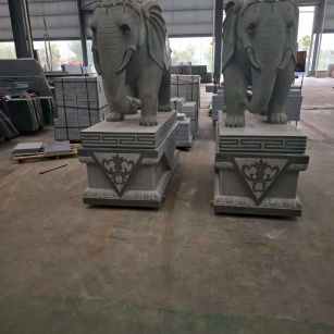 淮南芝麻灰花岗岩对象 芝麻白芝麻灰大象