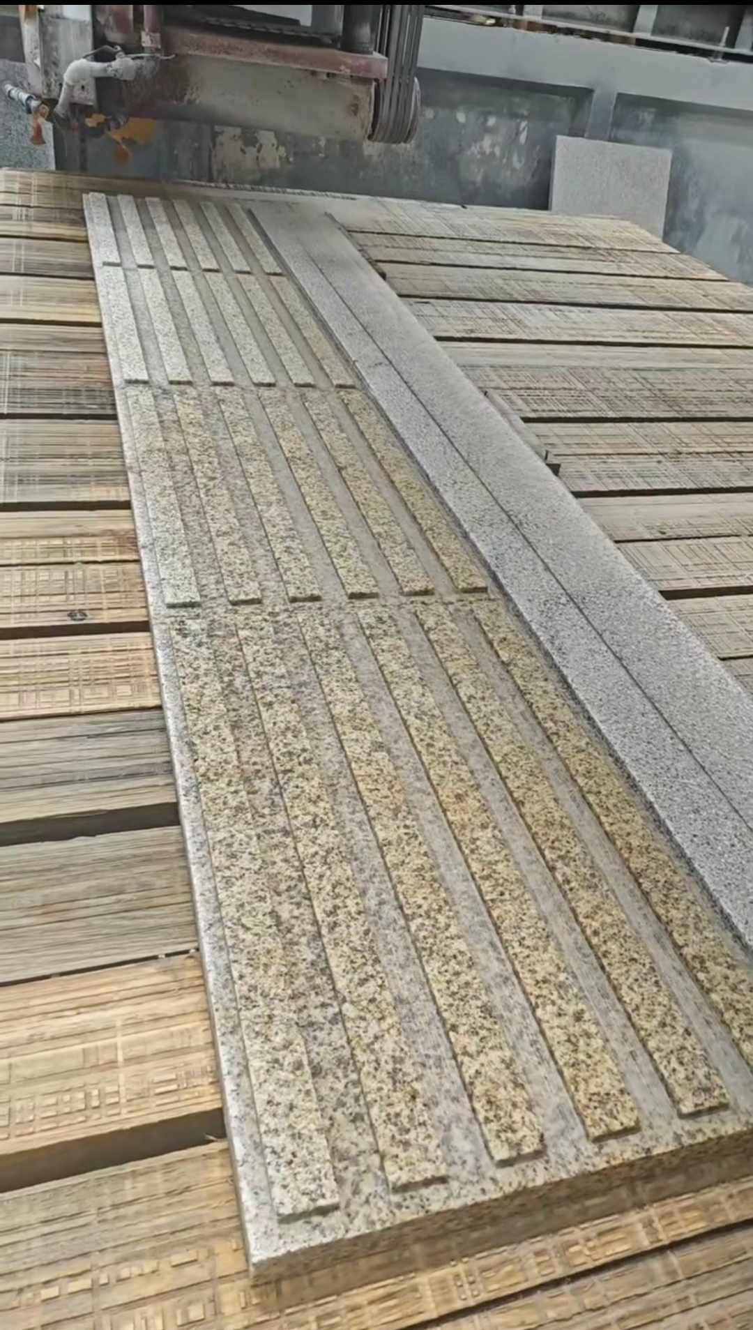 淮南黄金麻盲道石 盲条