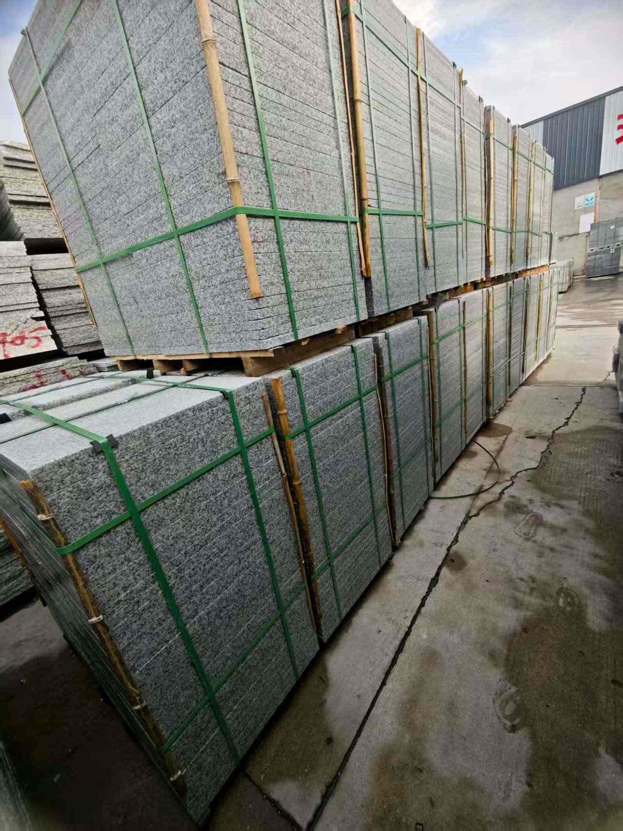 淮南芝麻白地铺版 石材地铺石